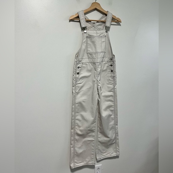 GU Off-White Wide-Leg Overalls XS - Picture 6 of 13